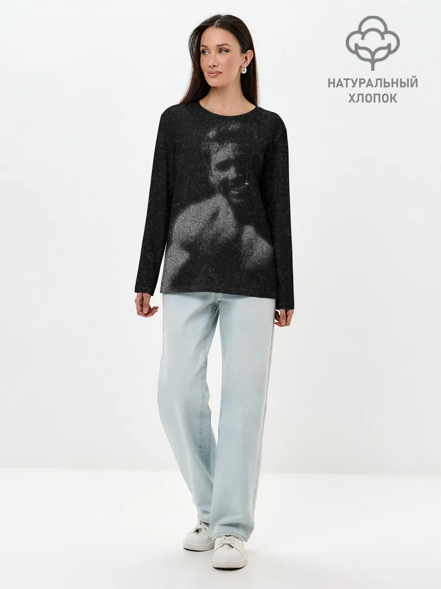 Лонгслив женский. Хлопок / Billy Space Star