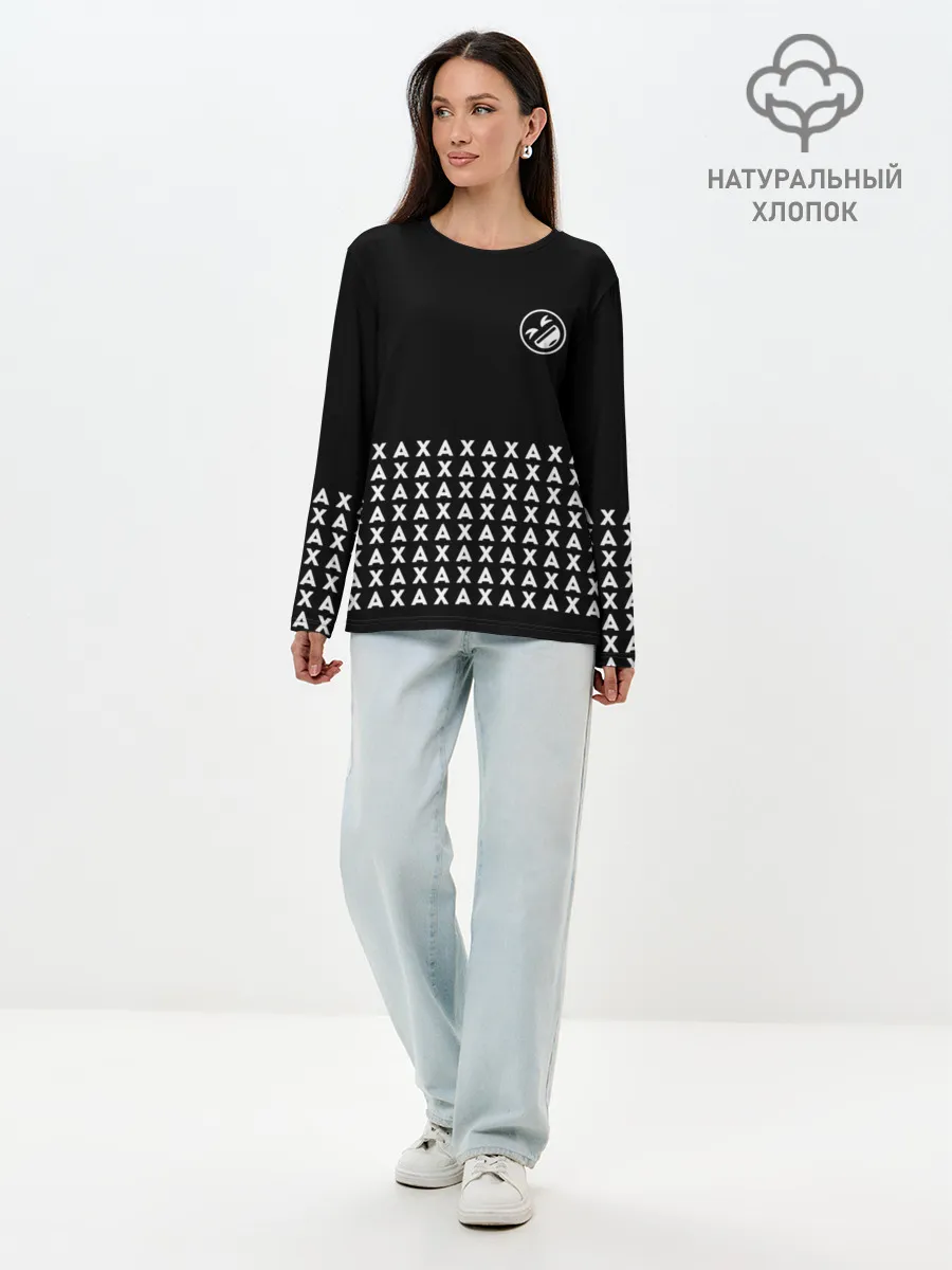 Лонгслив женский. Хлопок / ROLF АХАХА