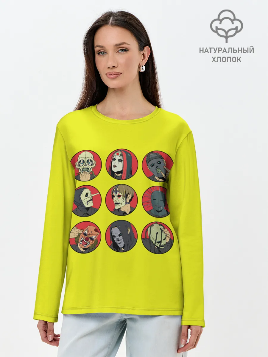 Лонгслив женский. Хлопок / Sliknot bros
