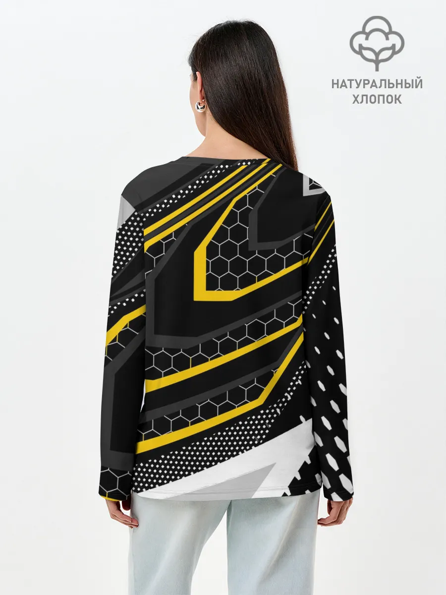 Лонгслив женский. Хлопок / BALTMOTORS / БАЛТМОТОРС