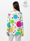 Лонгслив женский. Хлопок / Polka dot