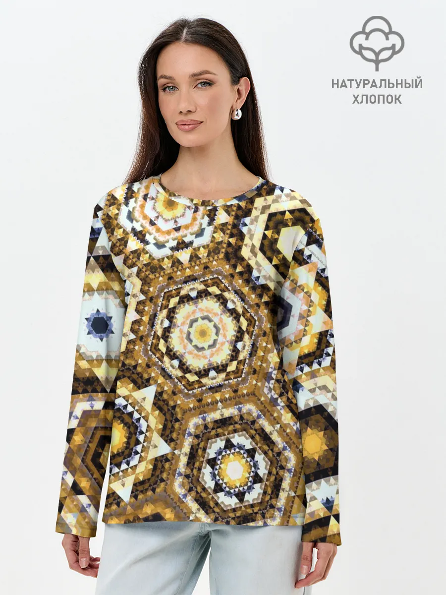 Лонгслив женский. Хлопок / Калейдоскоп детства