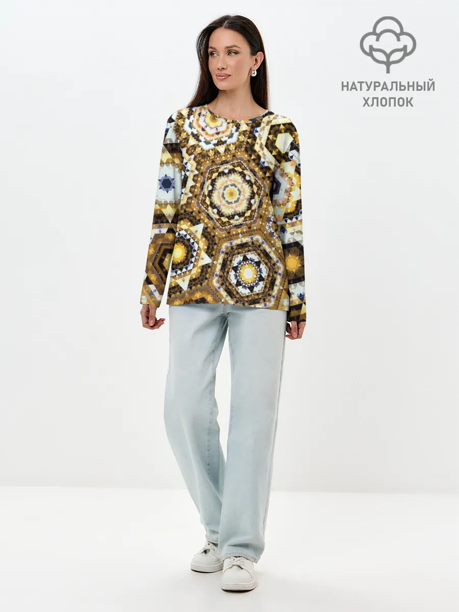 Лонгслив женский. Хлопок / Калейдоскоп детства