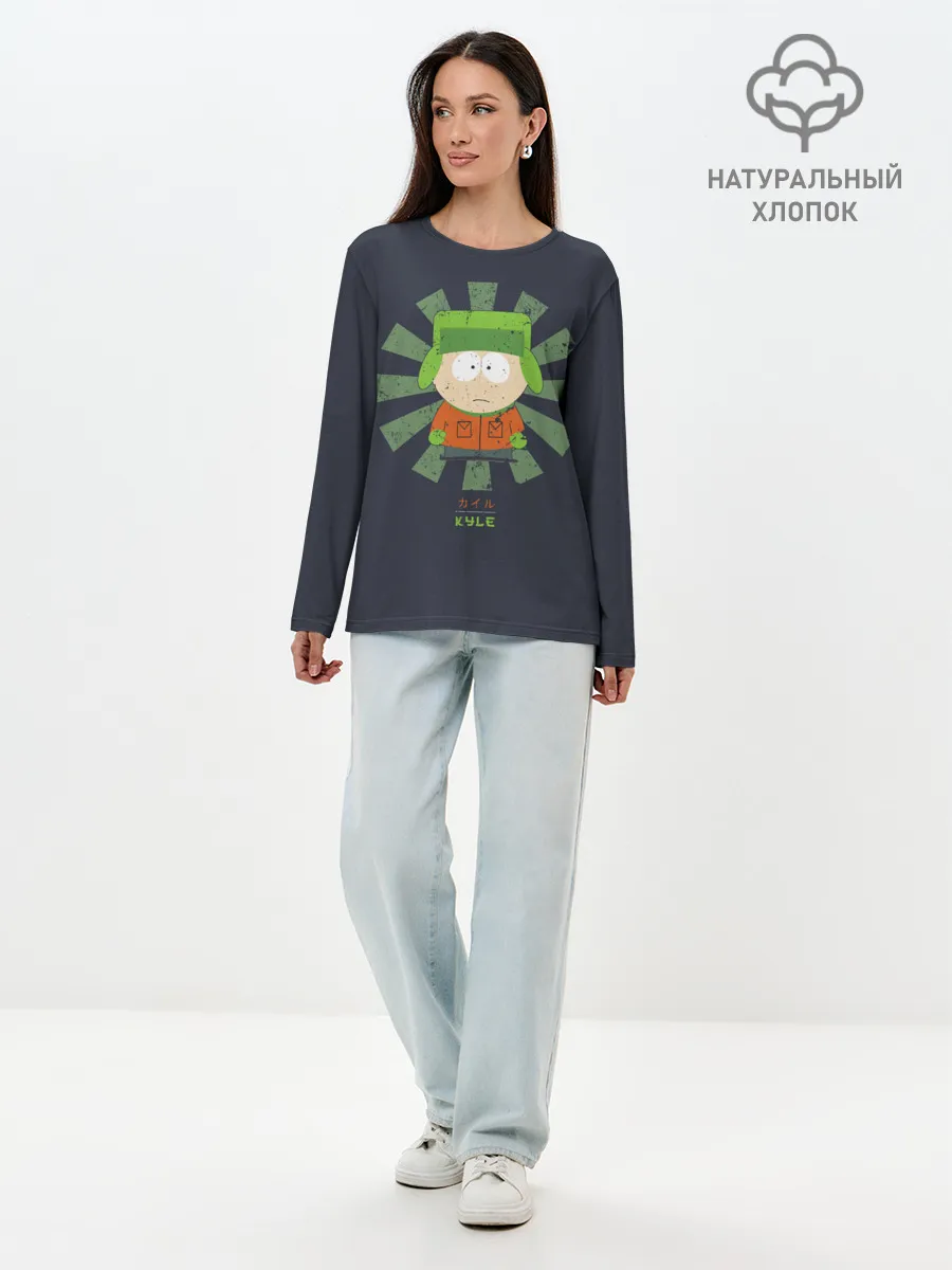 Лонгслив женский. Хлопок / Кайл Брофловски