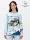 Лонгслив женский. Хлопок / Nautilus Pompilius океан