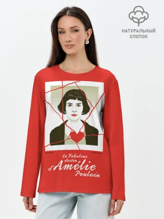 Лонгслив женский. Хлопок / Amelie