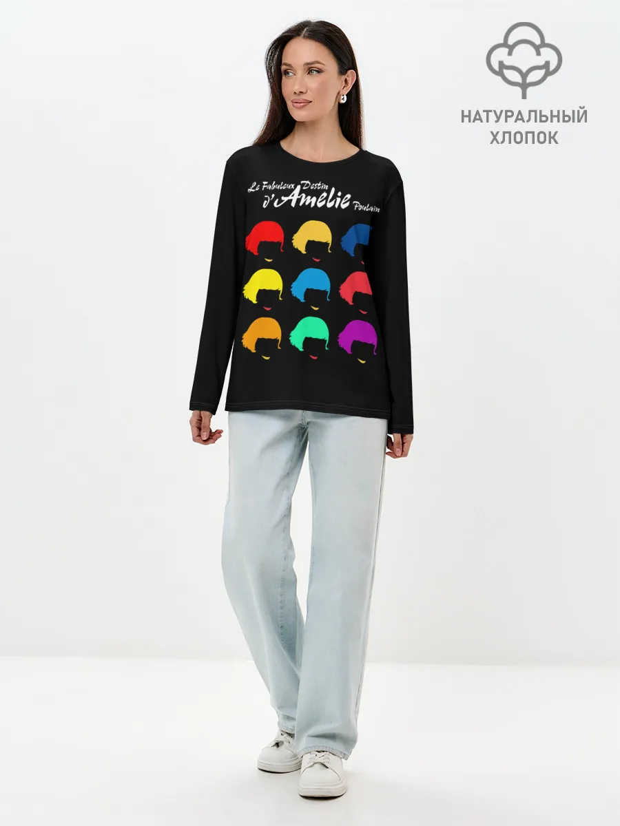 Лонгслив женский. Хлопок / Amelie Poulain