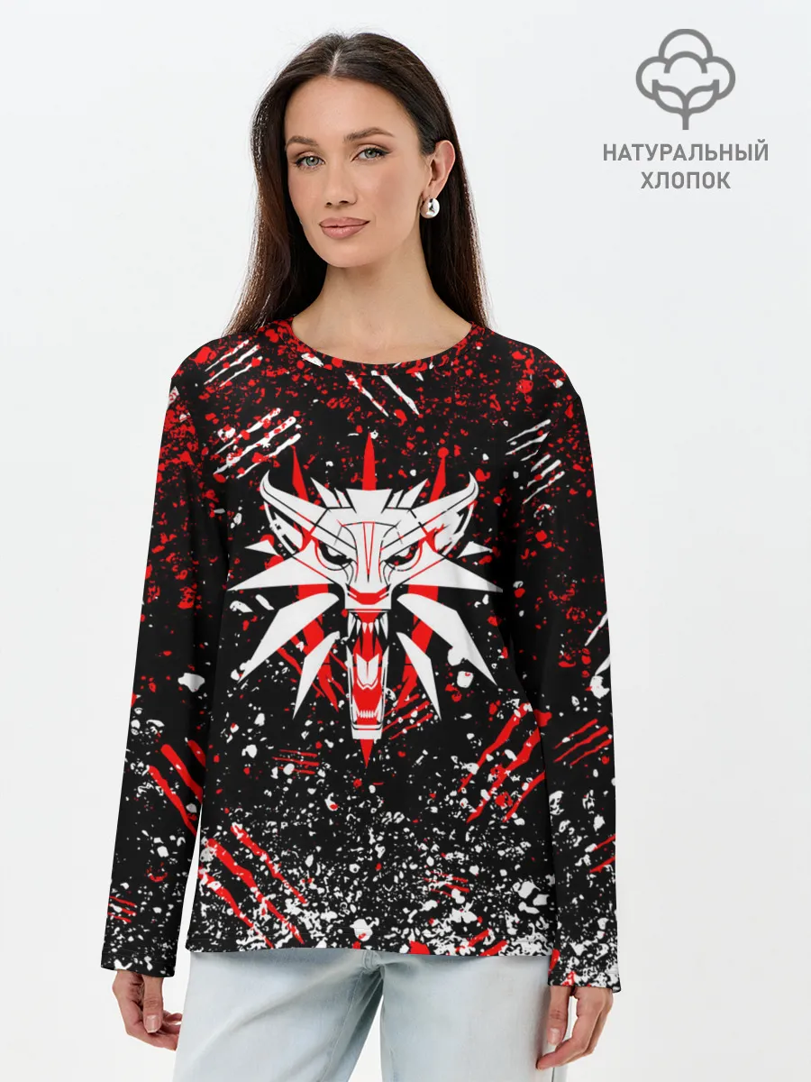 Лонгслив женский. Хлопок / The Witcher