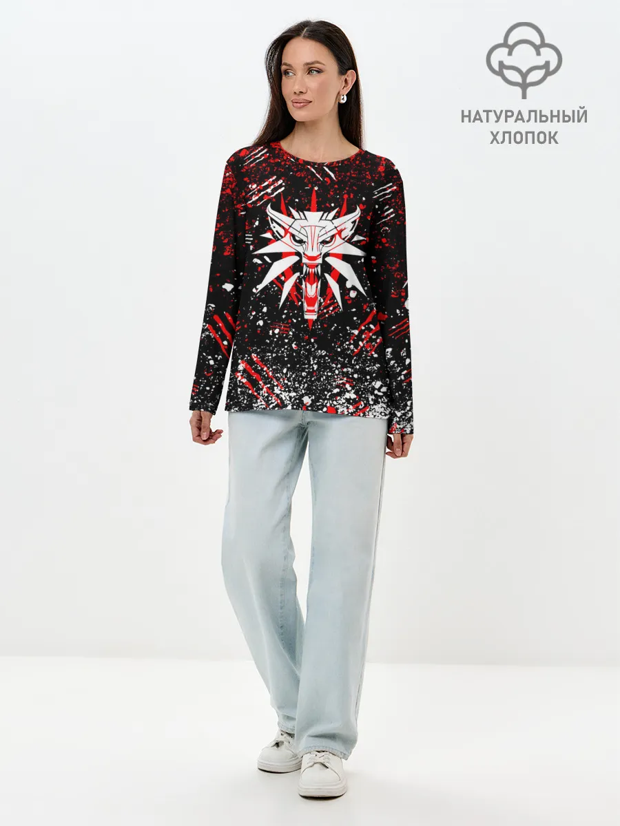 Лонгслив женский. Хлопок / The Witcher