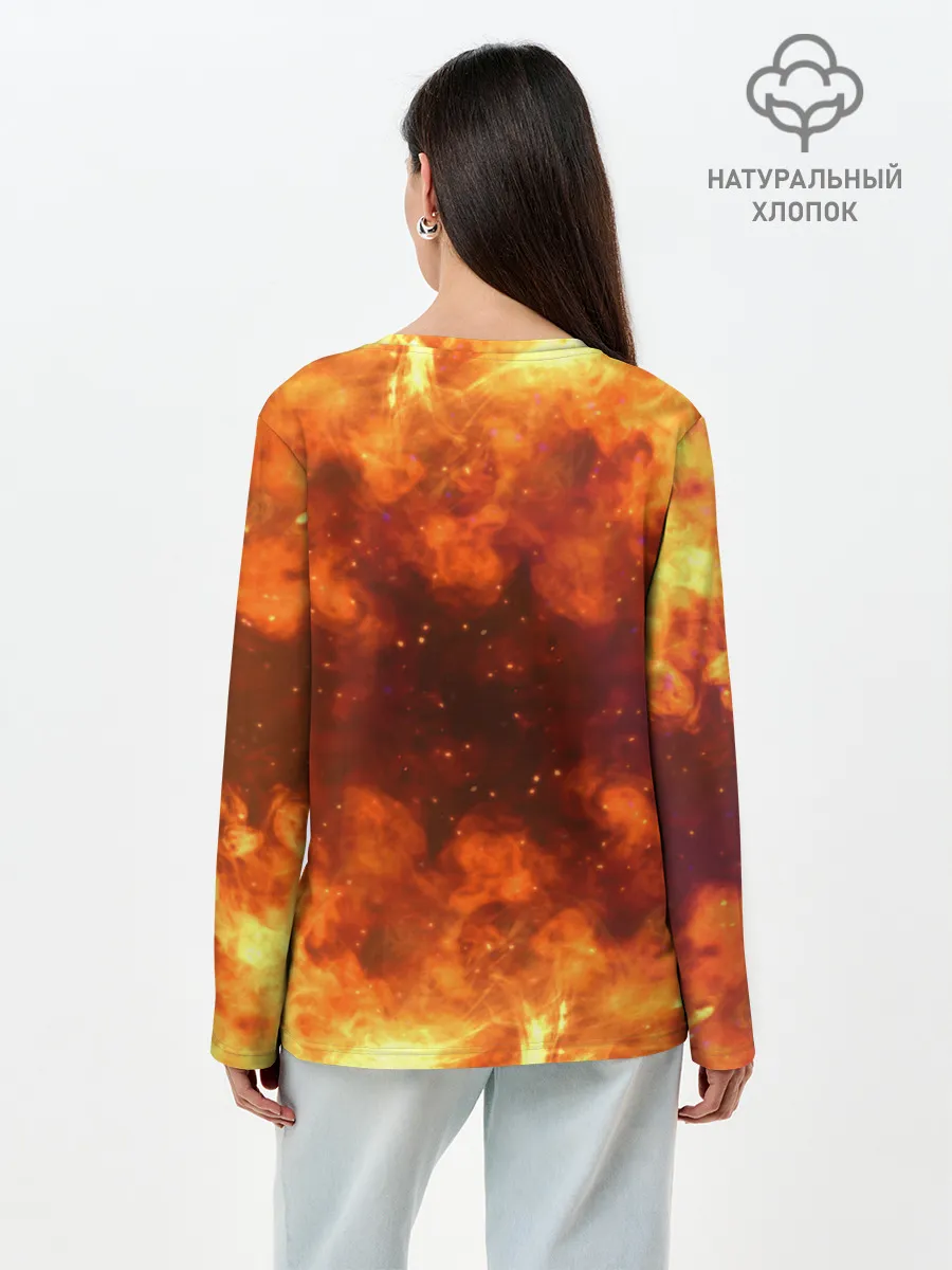 Лонгслив женский. Хлопок / Nightmare | Найтмар