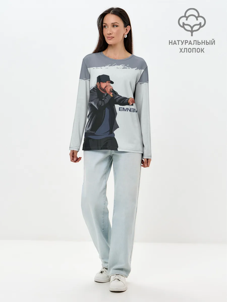Лонгслив женский. Хлопок / EMINEM | ЭМИНЕМ