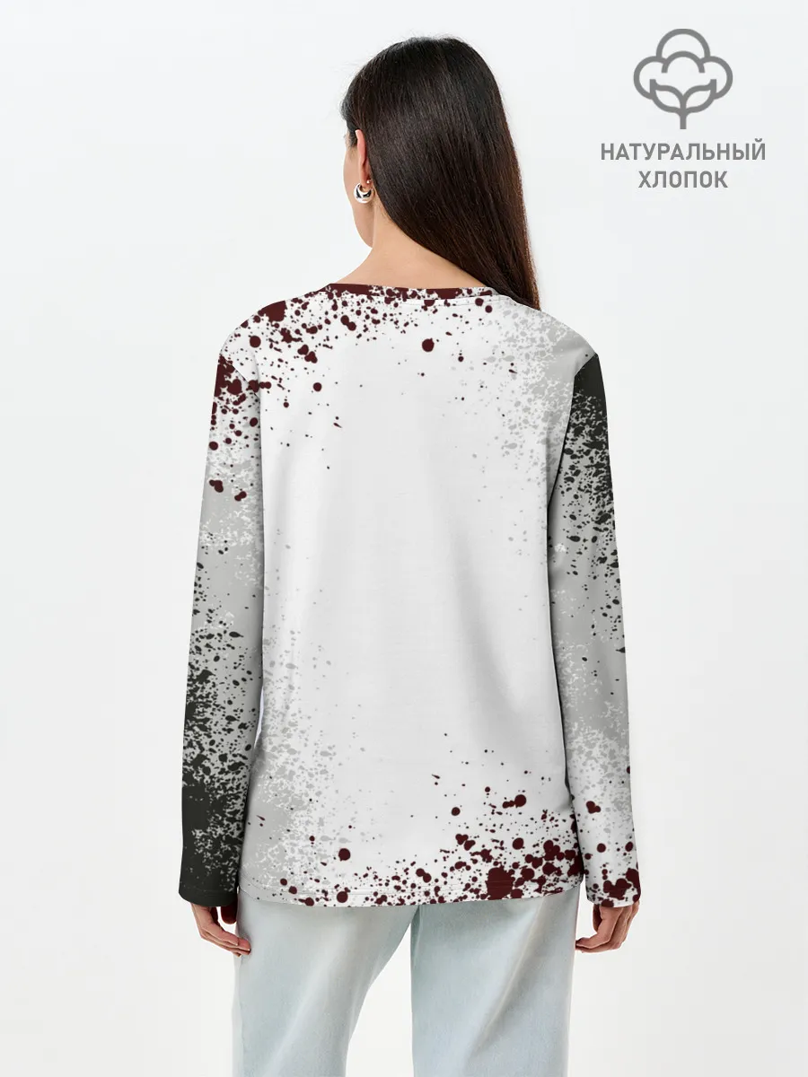 Лонгслив женский. Хлопок / Ghost of Tsushim | Призрак Цусима