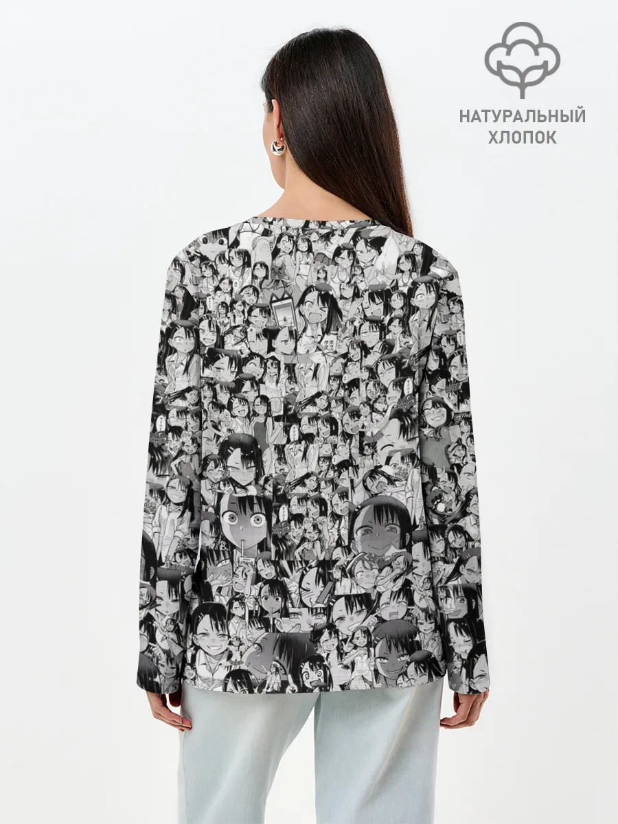 Лонгслив женский. Хлопок / Нагаторо | Nagatoro