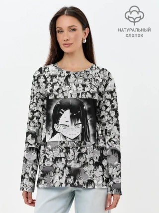 Лонгслив женский. Хлопок / Нагаторо | Nagatoro