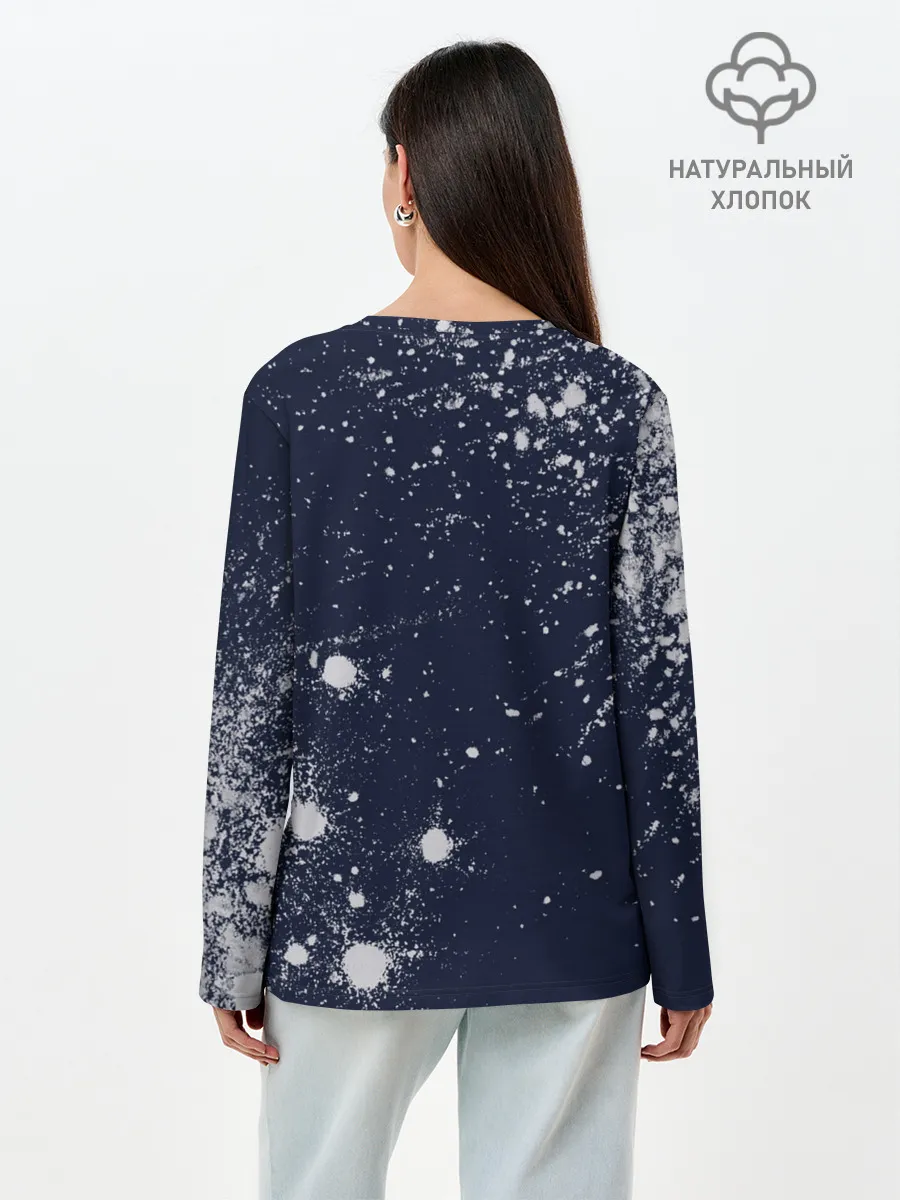 Лонгслив женский. Хлопок / Мерседес - Звезда - Pro Racing