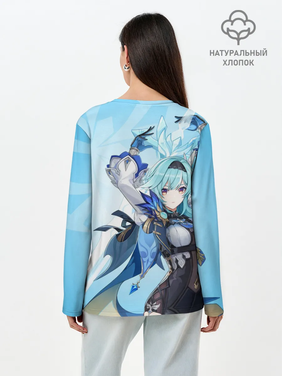 Лонгслив женский. Хлопок / Genshin Impact, Эола