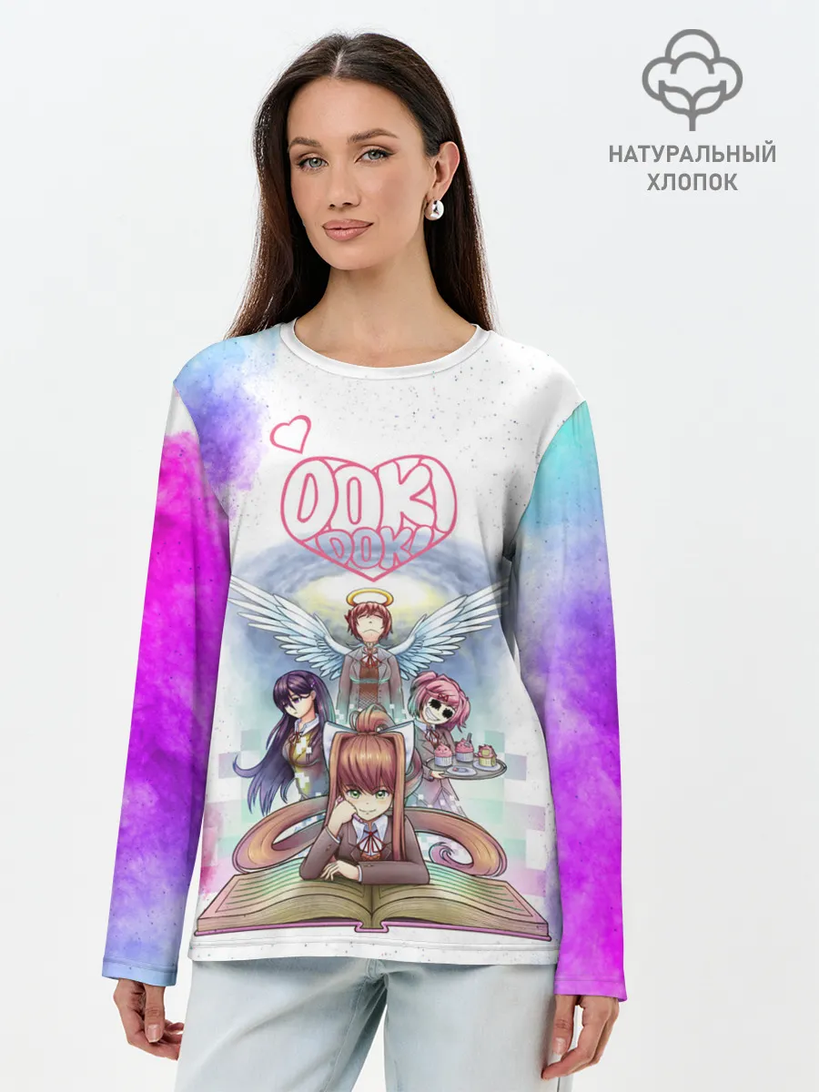 Лонгслив женский. Хлопок / Doki Doki | Доки Доки