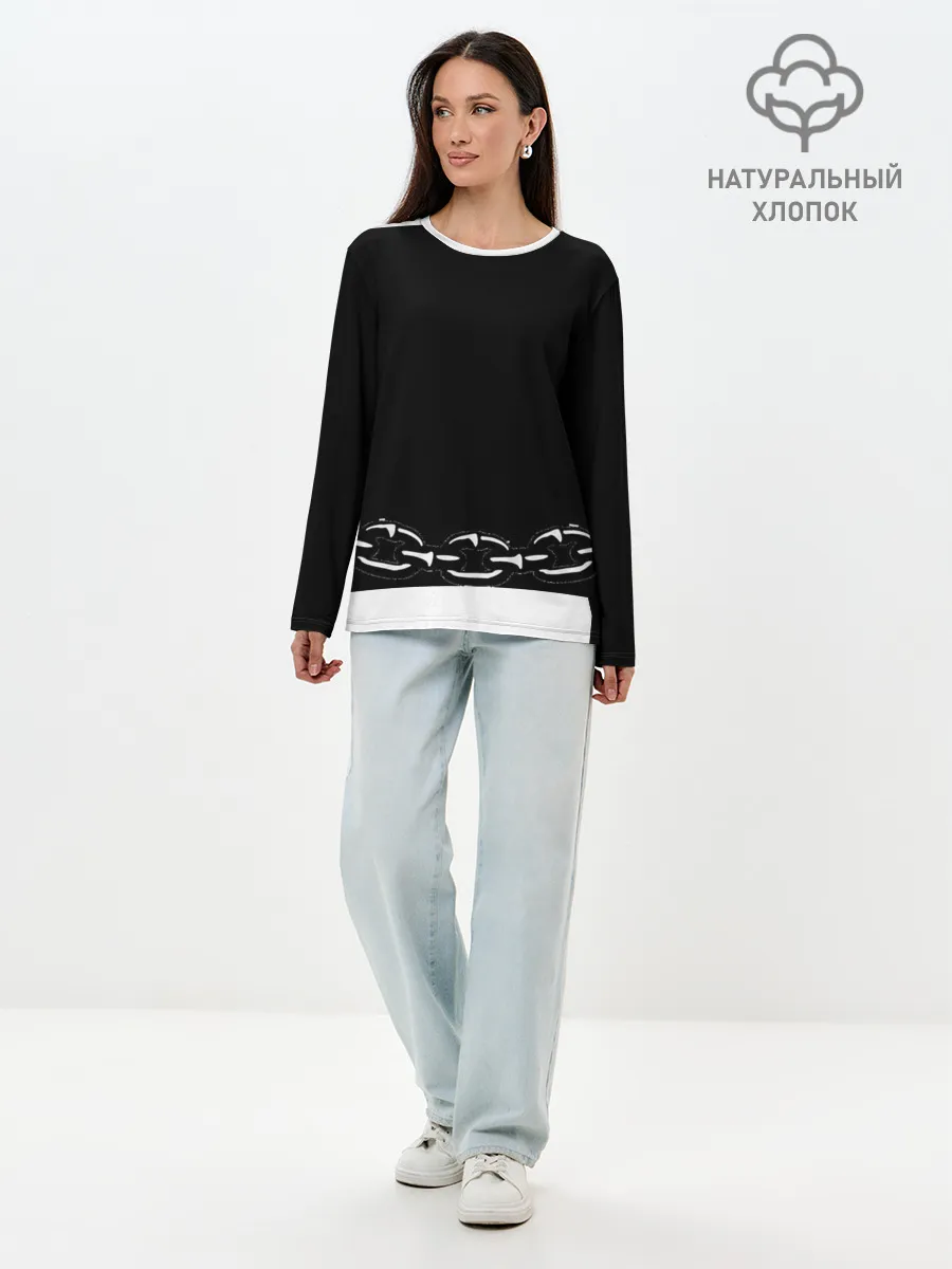 Лонгслив женский. Хлопок / Eagle