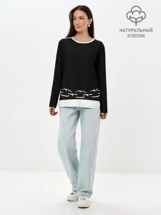 Лонгслив женский. Хлопок / Eagle