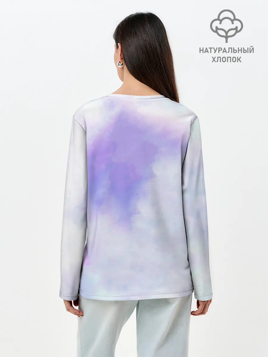 Лонгслив женский. Хлопок / Пак / Re: Zero Фамильяр Эмилии