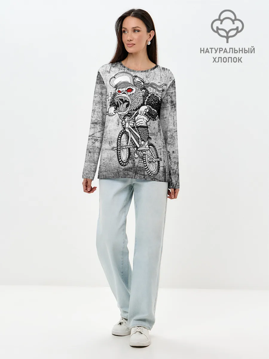 Лонгслив женский. Хлопок / Junk Ride
