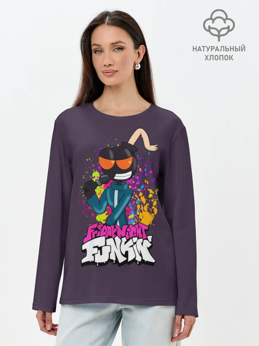 Лонгслив женский. Хлопок / WHITTY | УИТТИ FNF