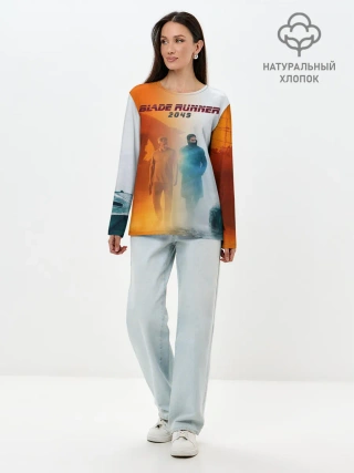 Лонгслив женский. Хлопок / Рик Декард и Кей BR2049