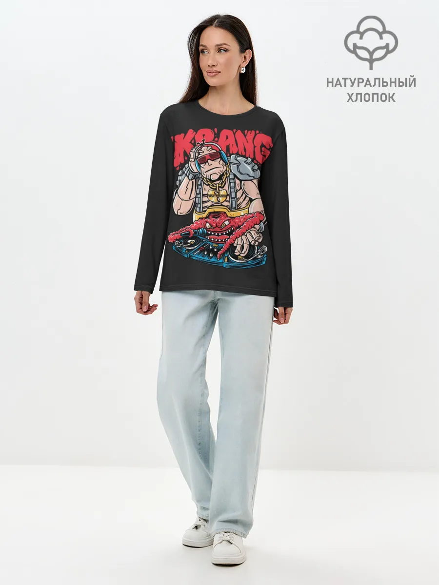 Лонгслив женский. Хлопок / Dj Krang