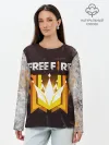 Лонгслив женский. Хлопок / Free Fire | Фри фаер