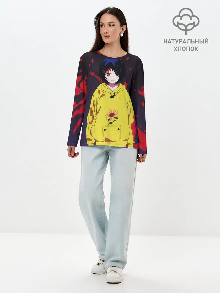 Лонгслив женский. Хлопок / Отто | Приоритет чудо-яйца