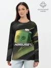 Лонгслив женский. Хлопок / MINECRAFT | МАЙНКРАФТ