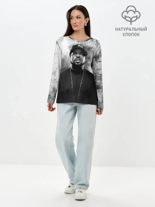 Лонгслив женский. Хлопок / Ice Cube | Айс Куб