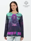 Лонгслив женский. Хлопок / FREE FIRE