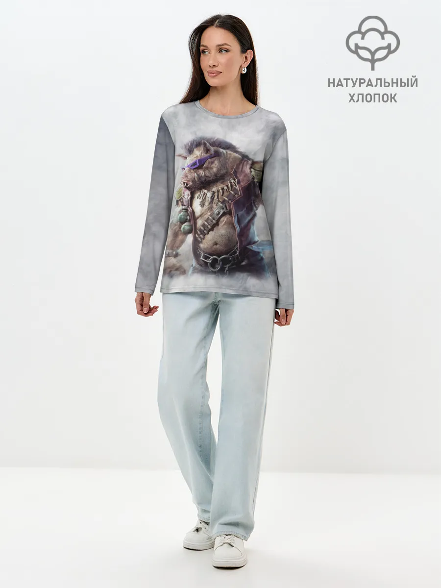 Лонгслив женский. Хлопок / БИБОП | BIBOP | TNT