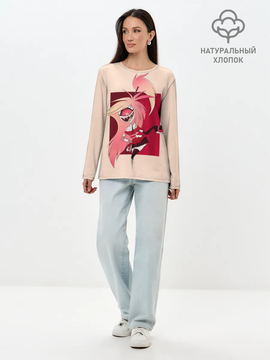 Лонгслив женский. Хлопок / Милаха Черри