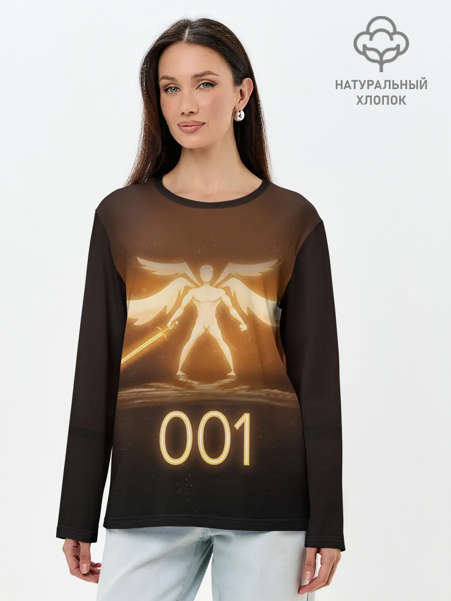 Лонгслив женский. Хлопок / SCP 001