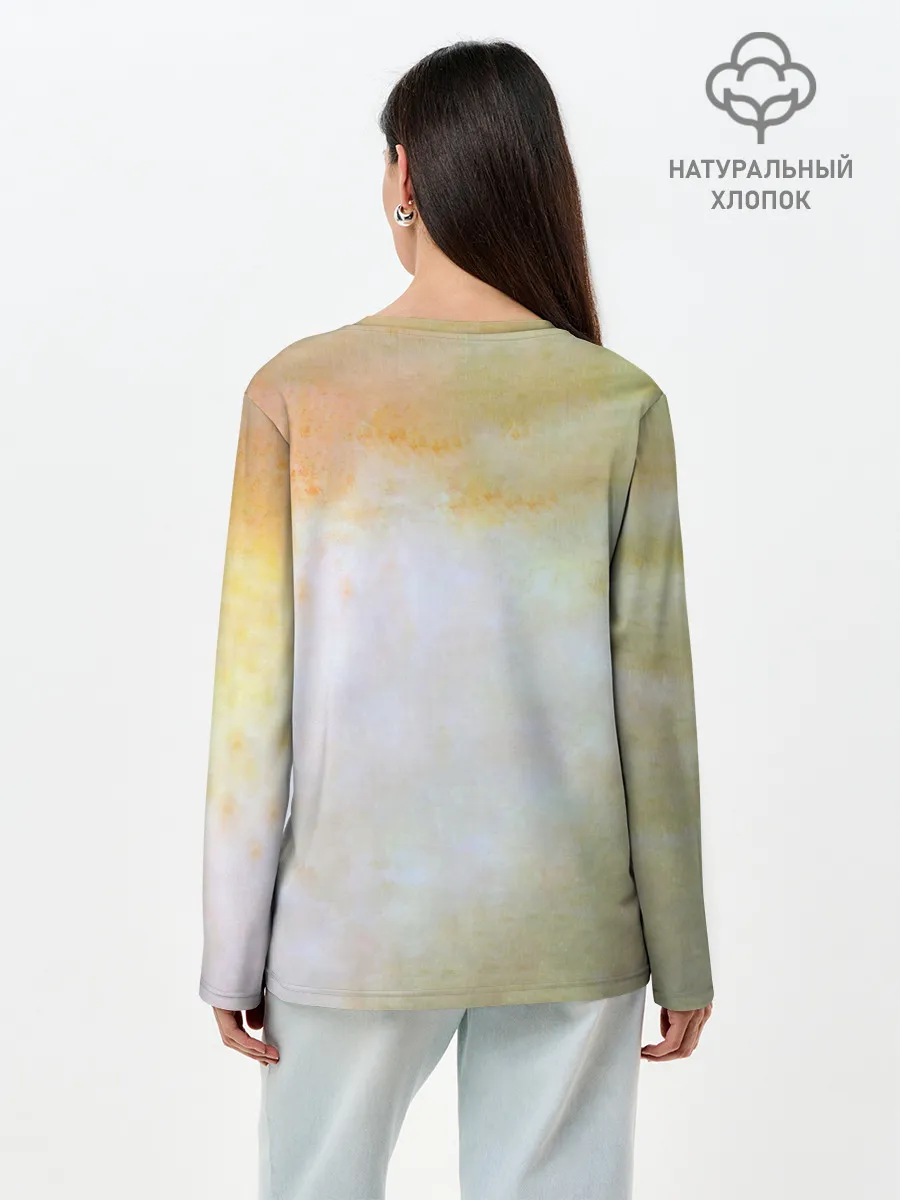 Лонгслив женский. Хлопок / Пикник - Египтянин