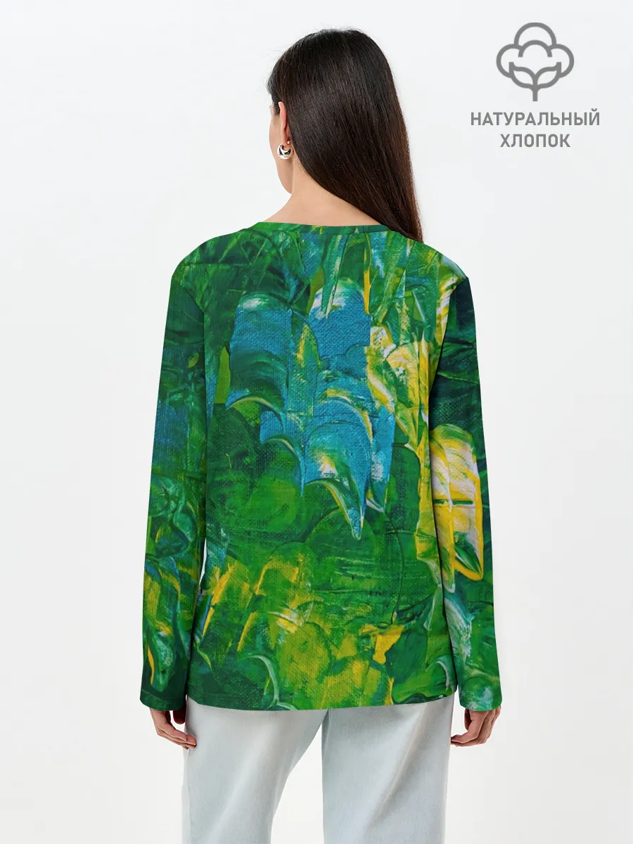 Лонгслив женский. Хлопок / Я вижу