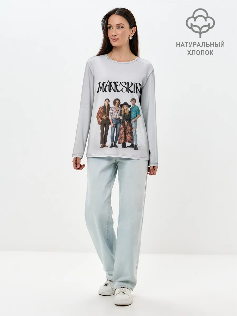 Лонгслив женский. Хлопок / Maneskin