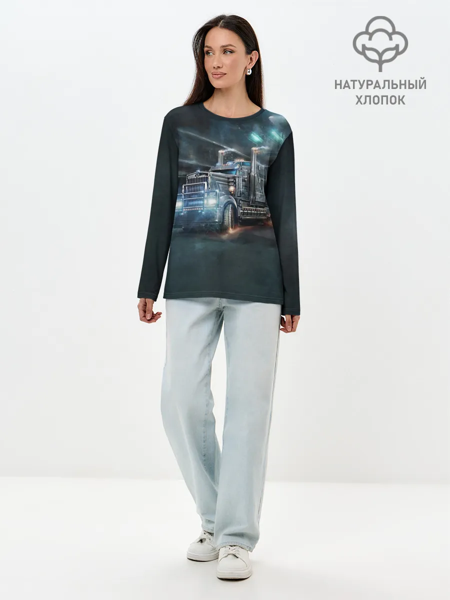 Лонгслив женский. Хлопок / Neo truck