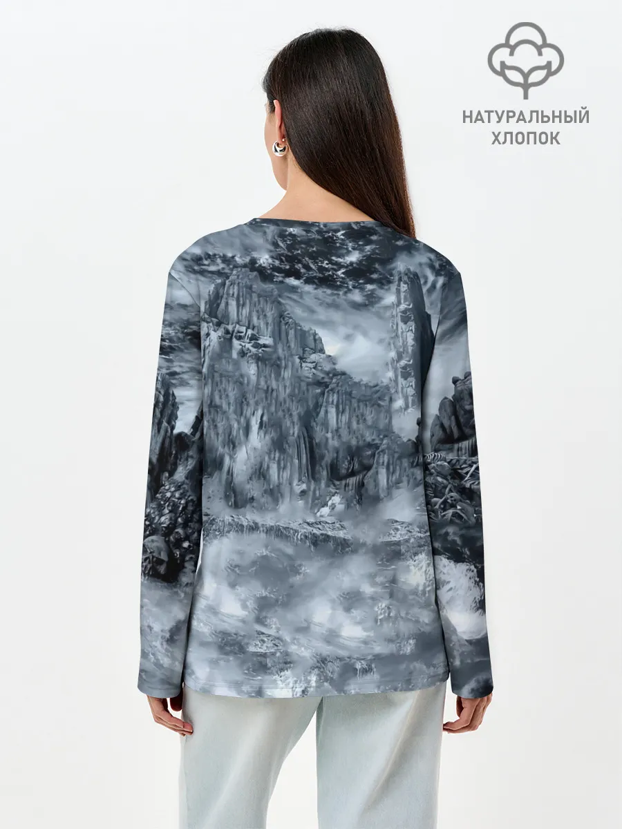 Лонгслив женский. Хлопок / Группа Ария