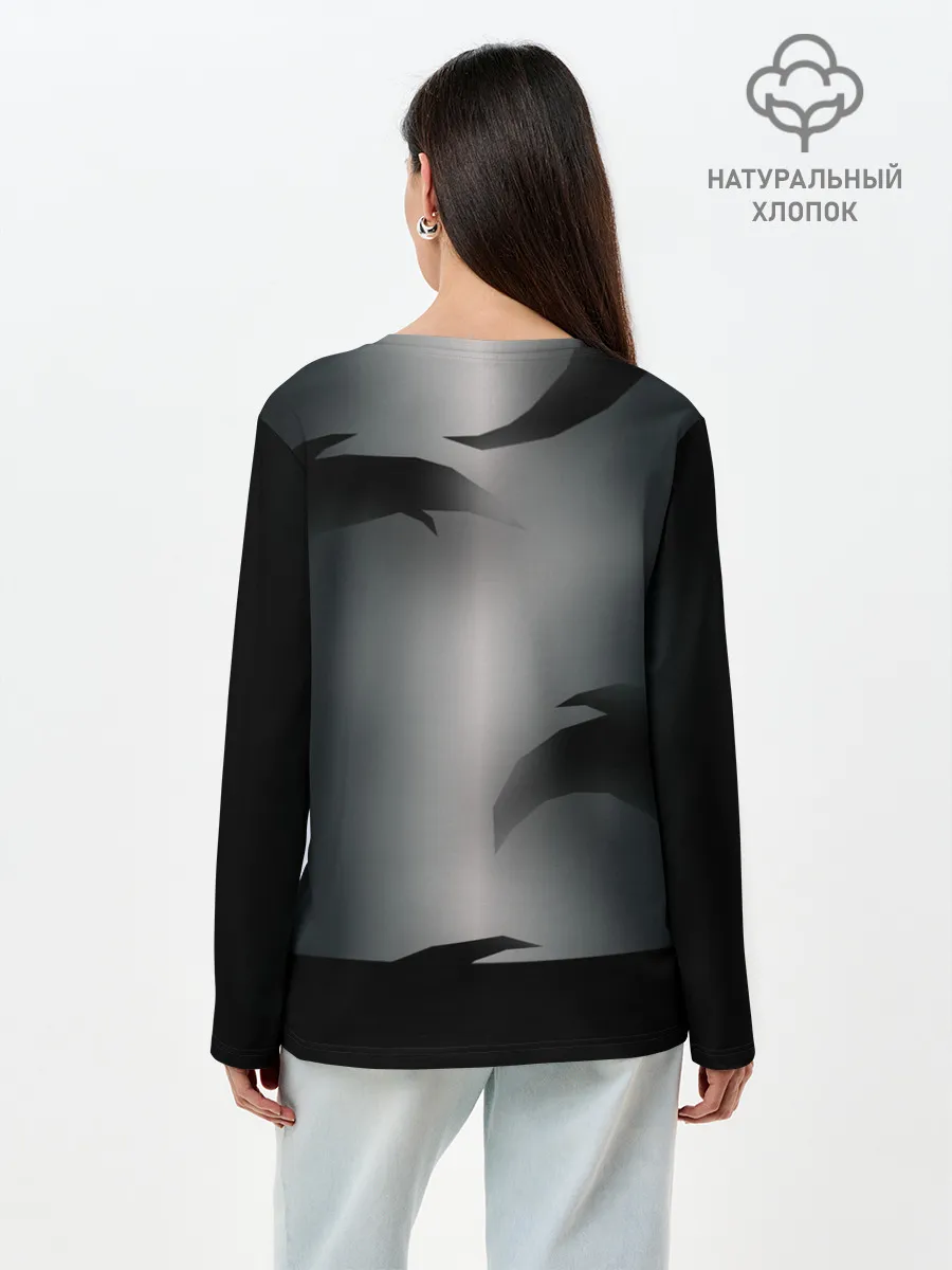 Лонгслив женский. Хлопок / Hollow Knight