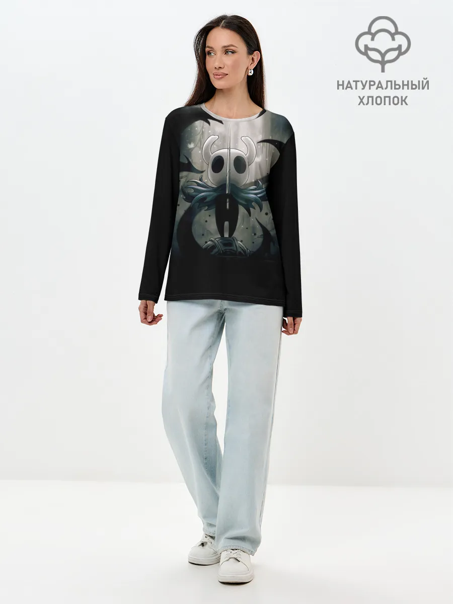 Лонгслив женский. Хлопок / Hollow Knight