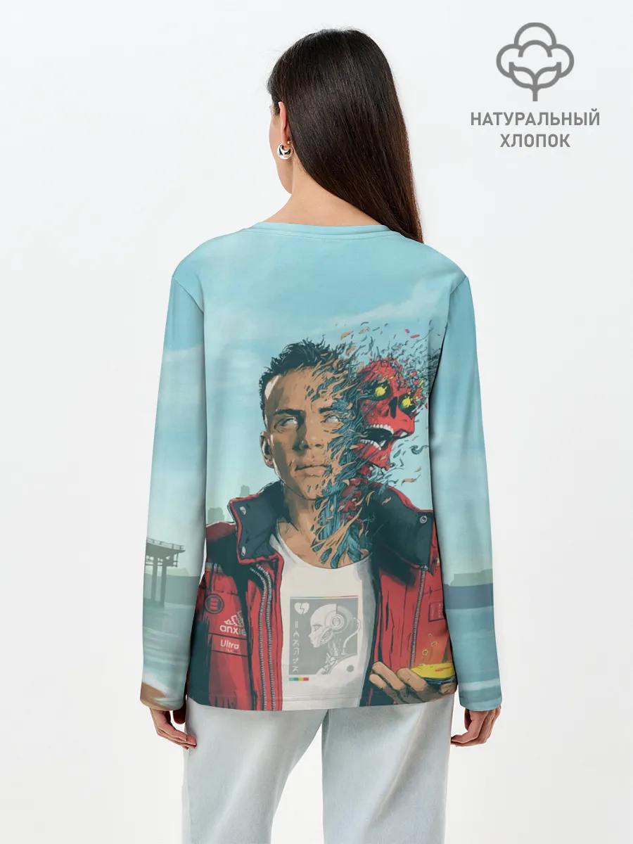 Лонгслив женский. Хлопок / Обложка Logic