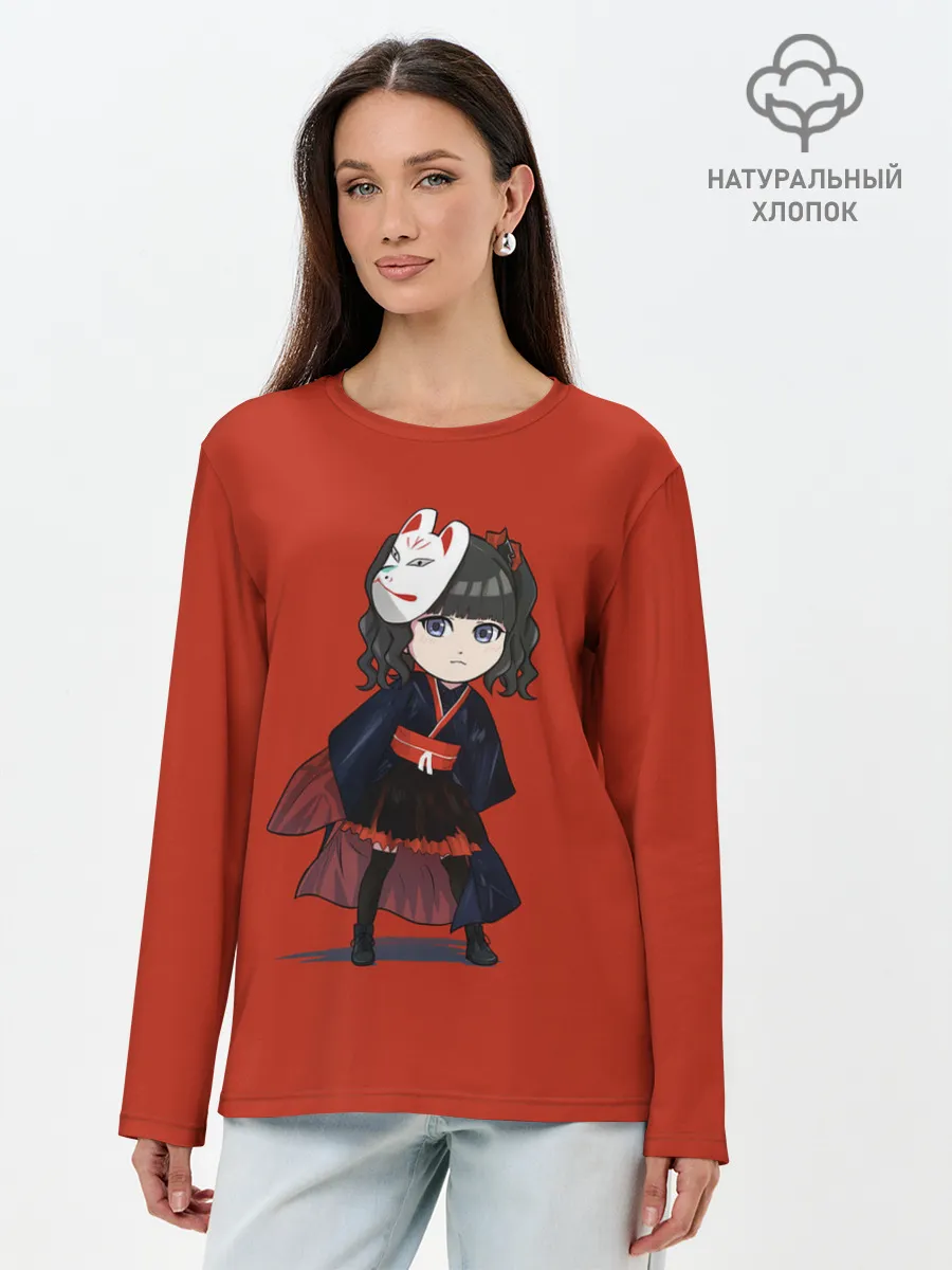 Лонгслив женский. Хлопок / Sweet Moa