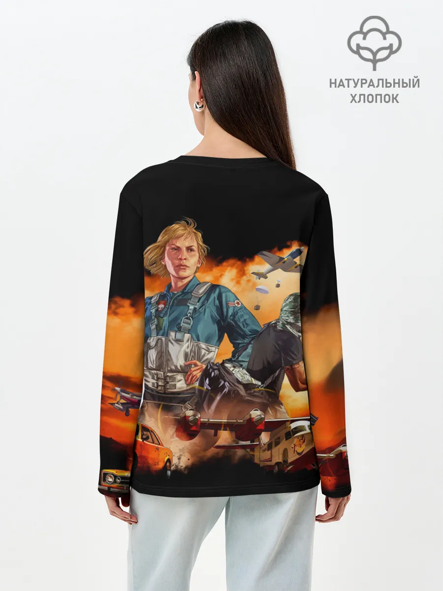 Лонгслив женский. Хлопок / GTA Online