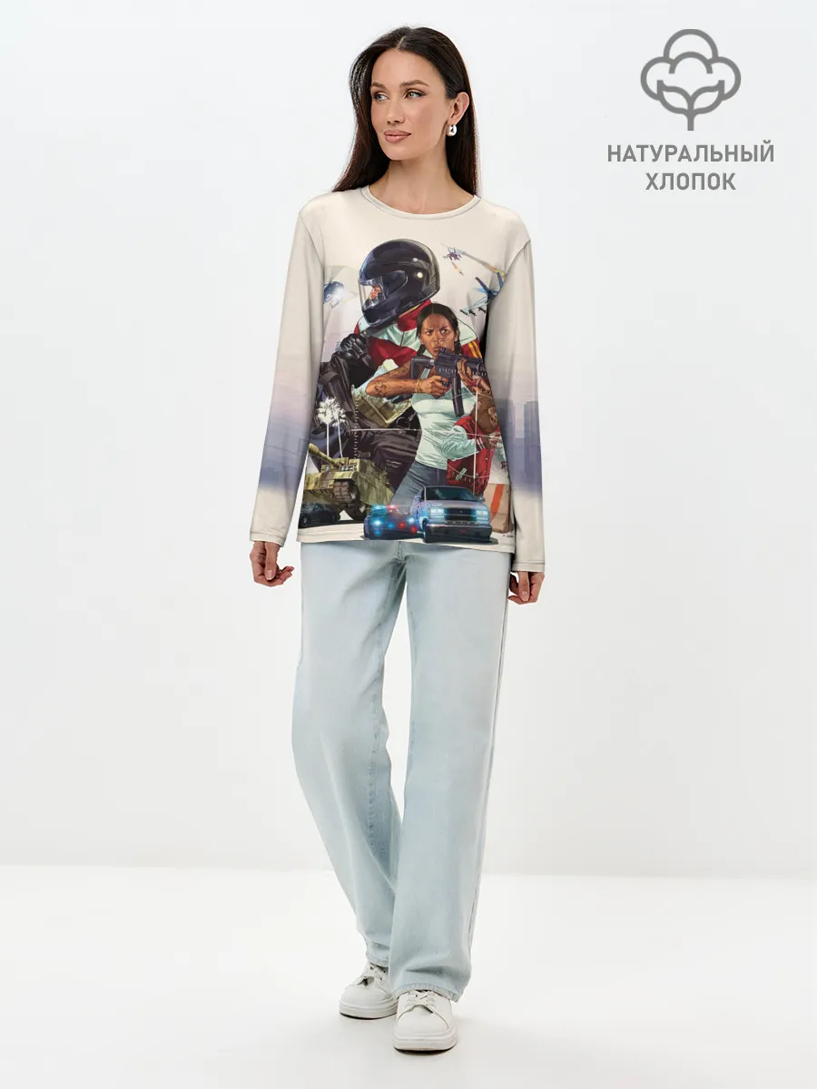 Лонгслив женский. Хлопок / Grand Theft Auto V