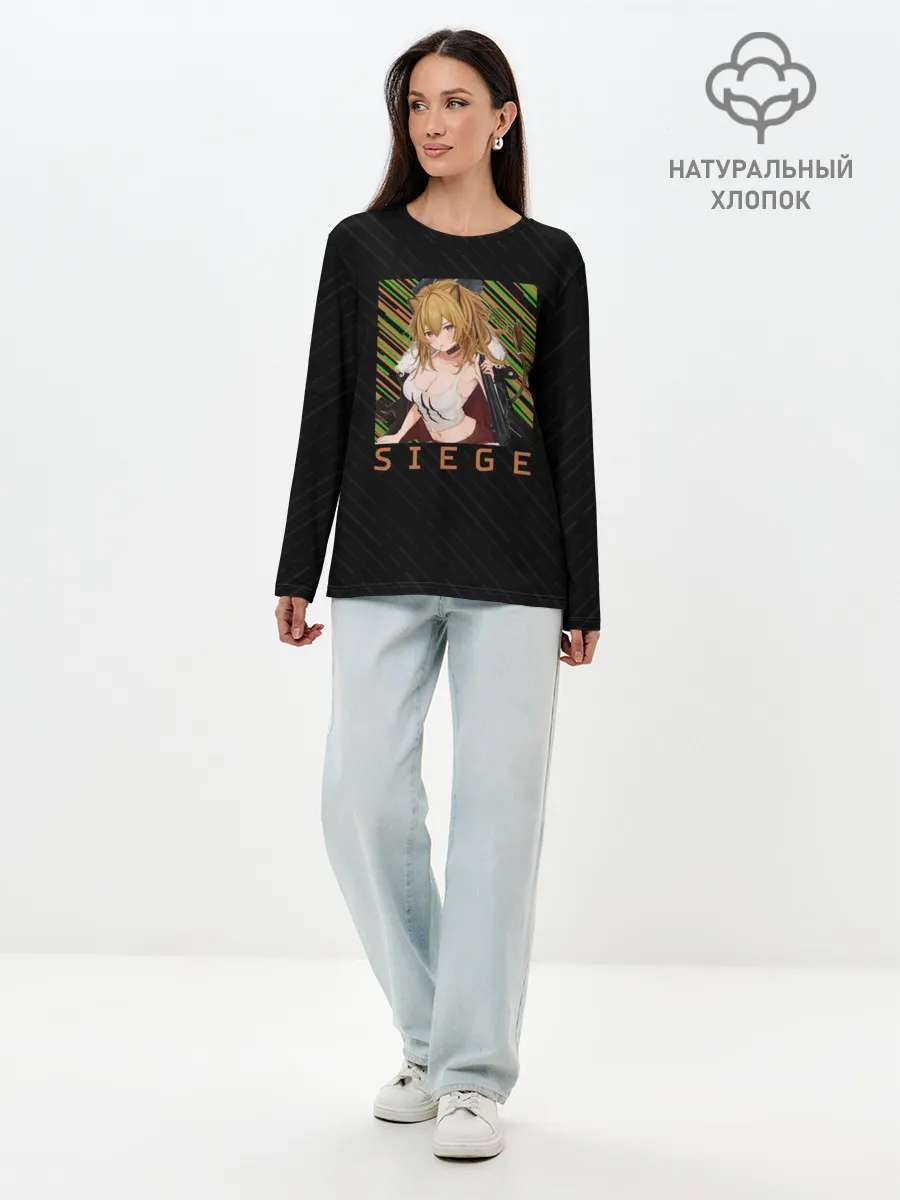 Лонгслив женский. Хлопок / Сидж Arknights