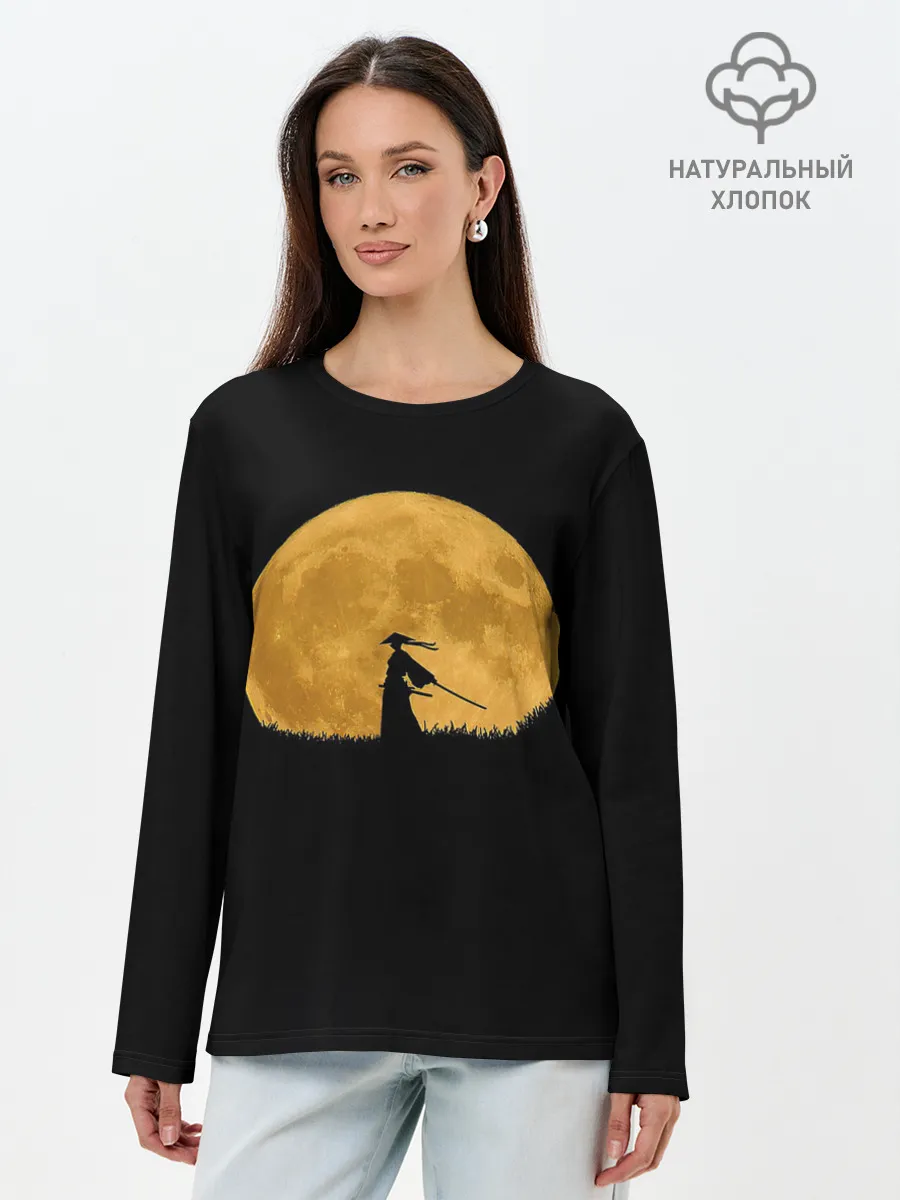 Лонгслив женский. Хлопок / Путь самурая