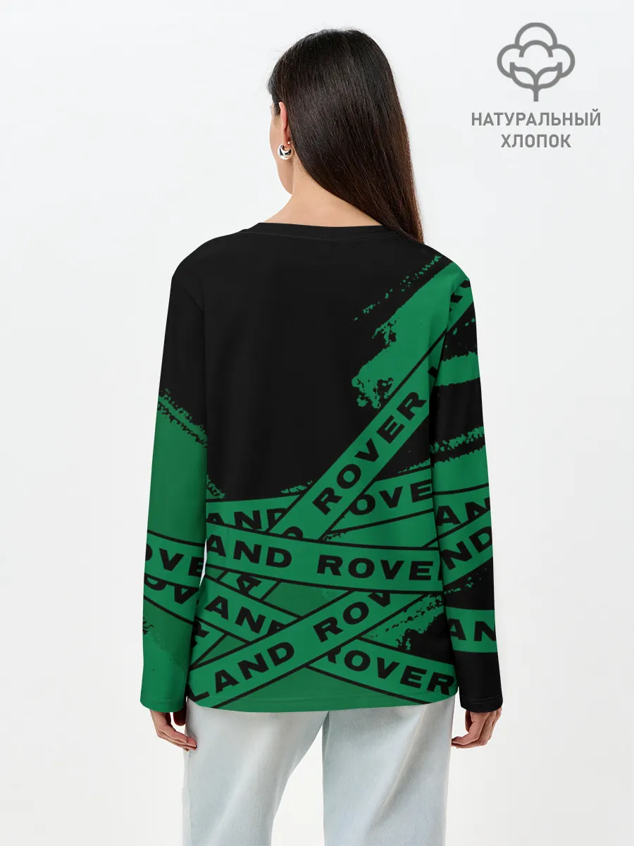 Лонгслив женский. Хлопок / Land Rover - Strokes